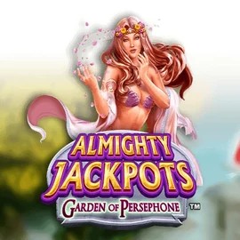 Almighty Jackpots: Garden of Persephone logo by Novomatic at Gigaspinz Casino