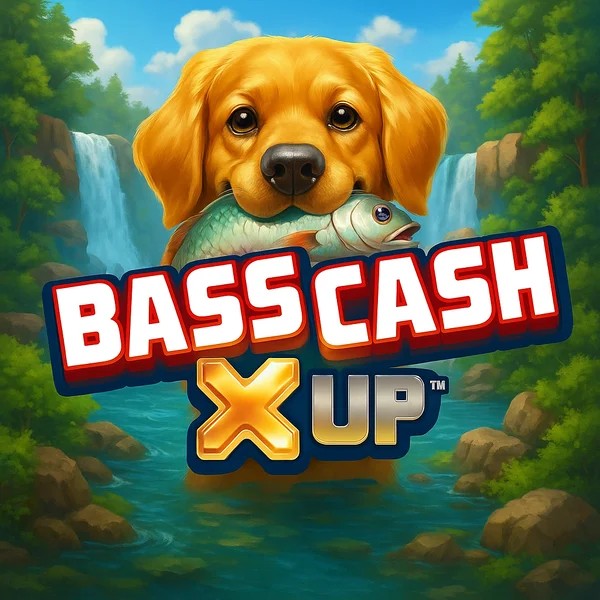 Bass Cash X UP slot icon by Alchemy Gaming, available at Gigaspinz Casino