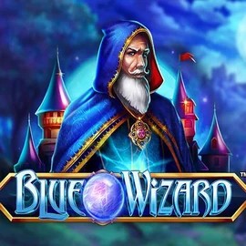 Official Slots logo: Blue Wizard by Quickspin at Gigaspinz Casino