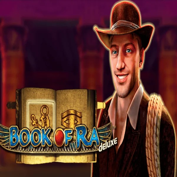 Try Book of Ra Deluxe slot by Novomatic on gigaspinzs.com – logo image