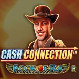 Cash Connection Book Of Ra slot logo by Novomatic at Gigaspinz Casino