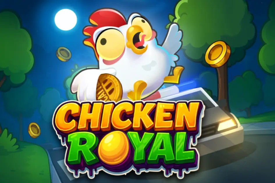Chicken Royal online game logo by InOut on gigaspinzs.com