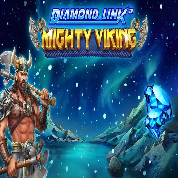 Diamond Link Mighty Viking online game logo by Greentube on gigaspinzs.com