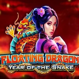 Floating Dragon Year of the Snake slot visual from Pragmatic Play available on gigaspinzs.com