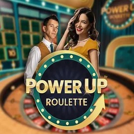 PowerUP Roulette logo by Pragmatic Play at Gigaspinz Casino
