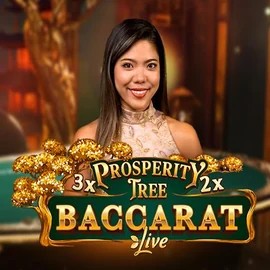 Prosperity Tree Baccarat online game logo by Evolution on gigaspinzs.com
