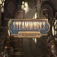 Steamworks The Workshop casino game by Peter &amp; Sons – featured logo at Gigaspinz Casino