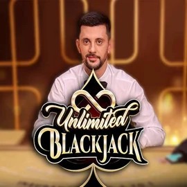 Unlimited Blackjack casino game by Ezugi – featured logo at Gigaspinz Casino